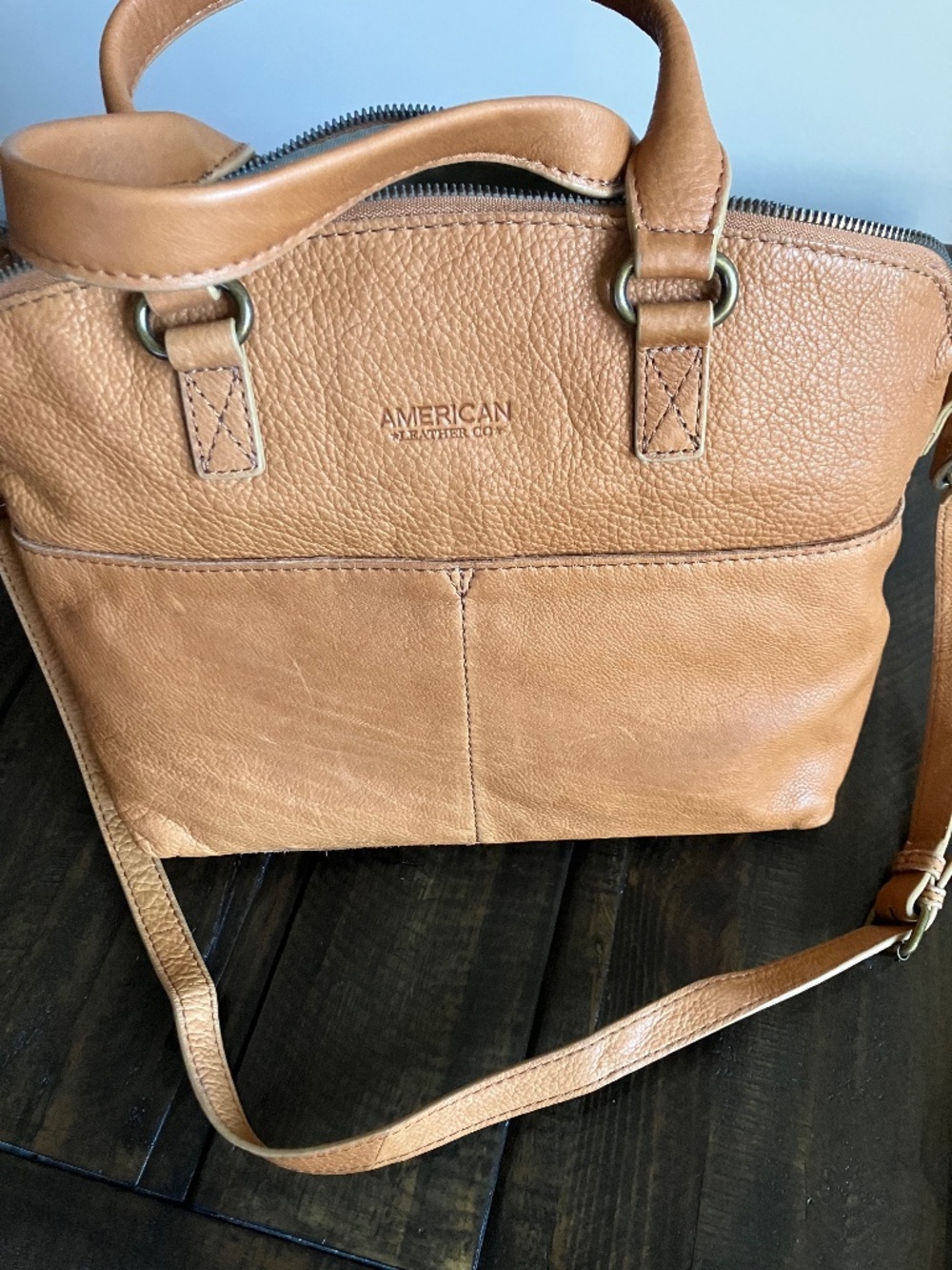 In new condition - Carrie Dome Satchel by American Leather Company